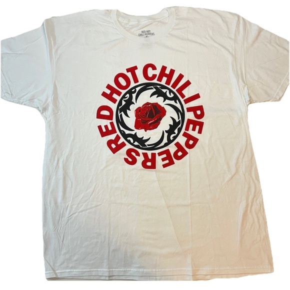 Red Hot Chili Peppers Men's T-Shirt 3XL White NWOT - Picture 1 of 6